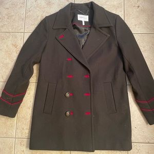 BCBGenetation military style pea coat, Medium
